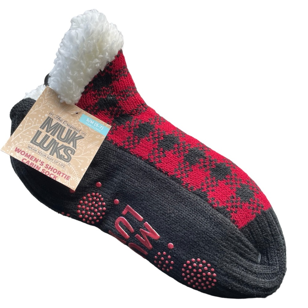 Muk Luk slipper/ Cabin socks